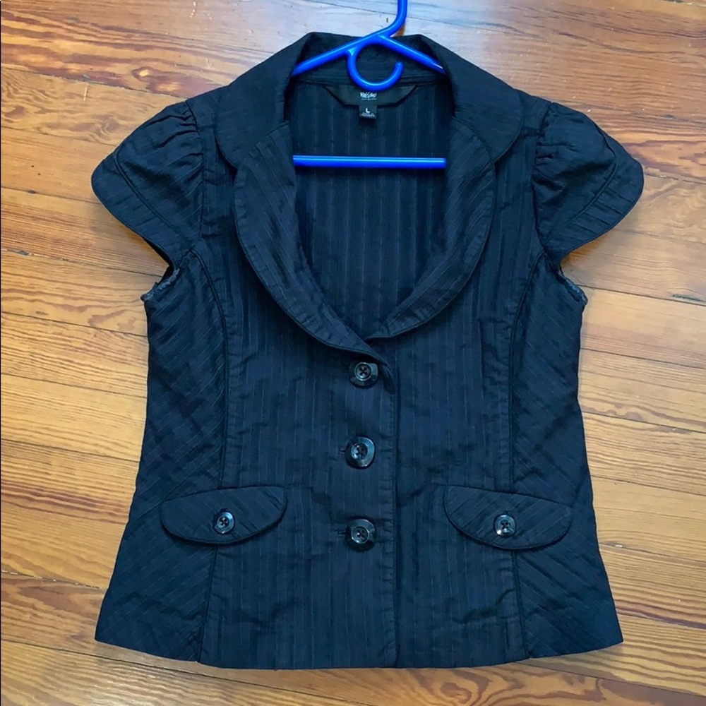 Mossimo 3-button striped jacket